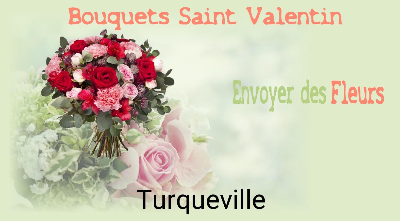 Roses de Saint-Valentin livrées à Turqueville